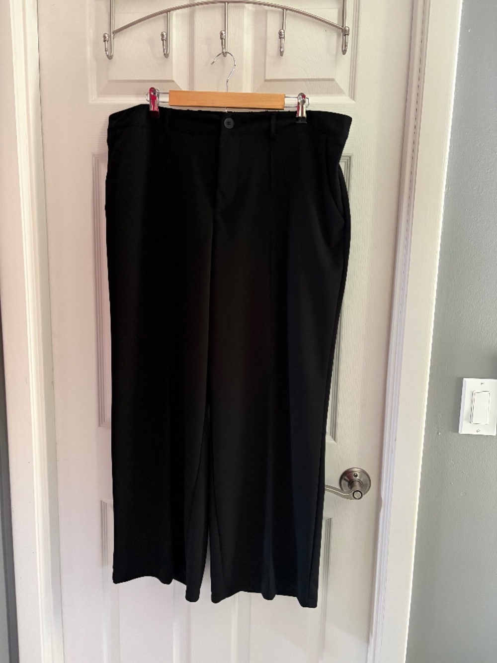 SHEIN Curve Black Wide Leg Dress Pants Women’s 3XL Plus Size